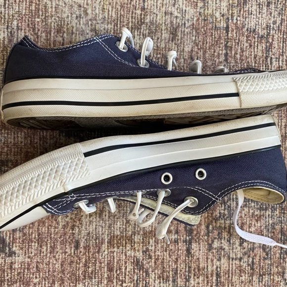 Converse Blue w/ Hickies Laces W SZ6 - Picture 3 of 7